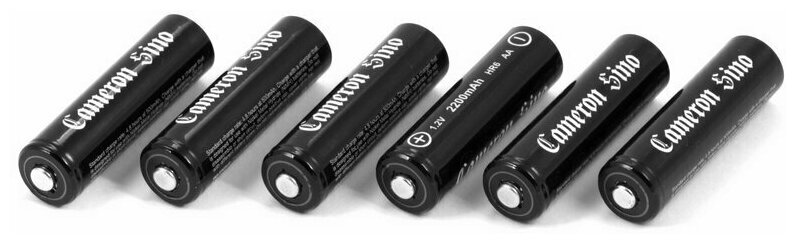 Аккумуляторы Cameron Sino AA, HR06 (6 штуки) 2200mAh