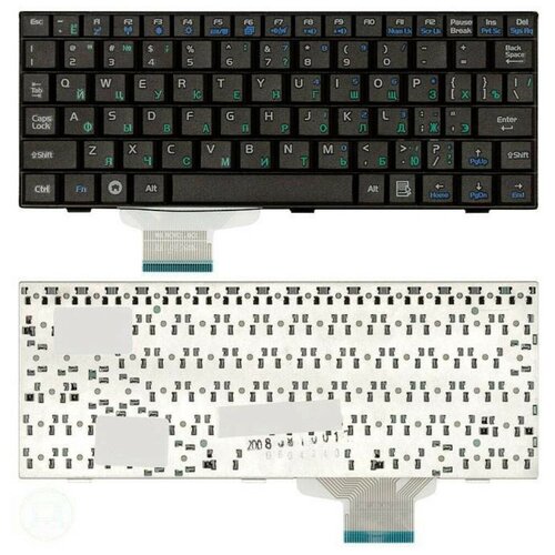 Клавиатура для ноутбука Asus Eee PC 700 701 900 901 черная 1238₽