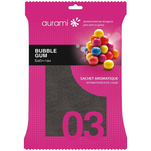 Ароматическое саше Aurami "Bubble Gum", HAN-03