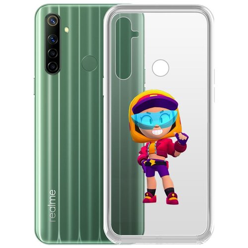 фото Чехол-накладка clear case brawl stars-стритстайл макс для realme 6i krutoff group