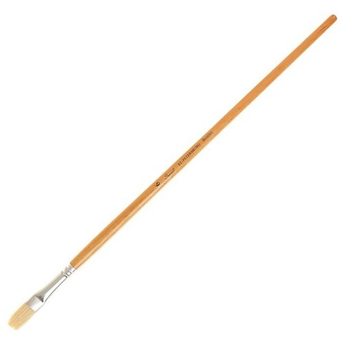 Кисть «Сонет» № 6, щетина, плоская, длинная ручка, d=10 мм