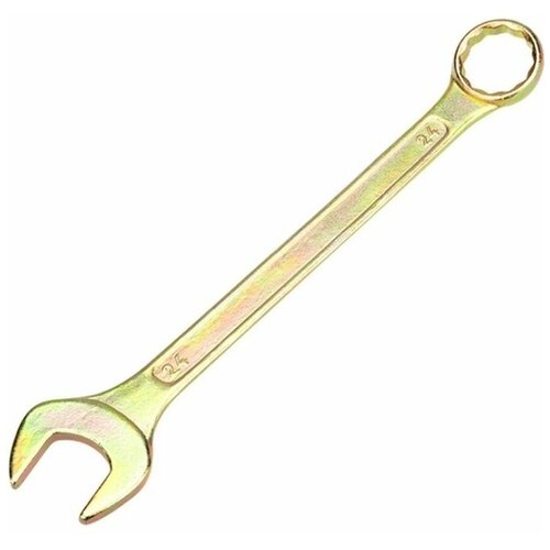 Ключ комбинированный Rexant, 24 мм, желтый цинк