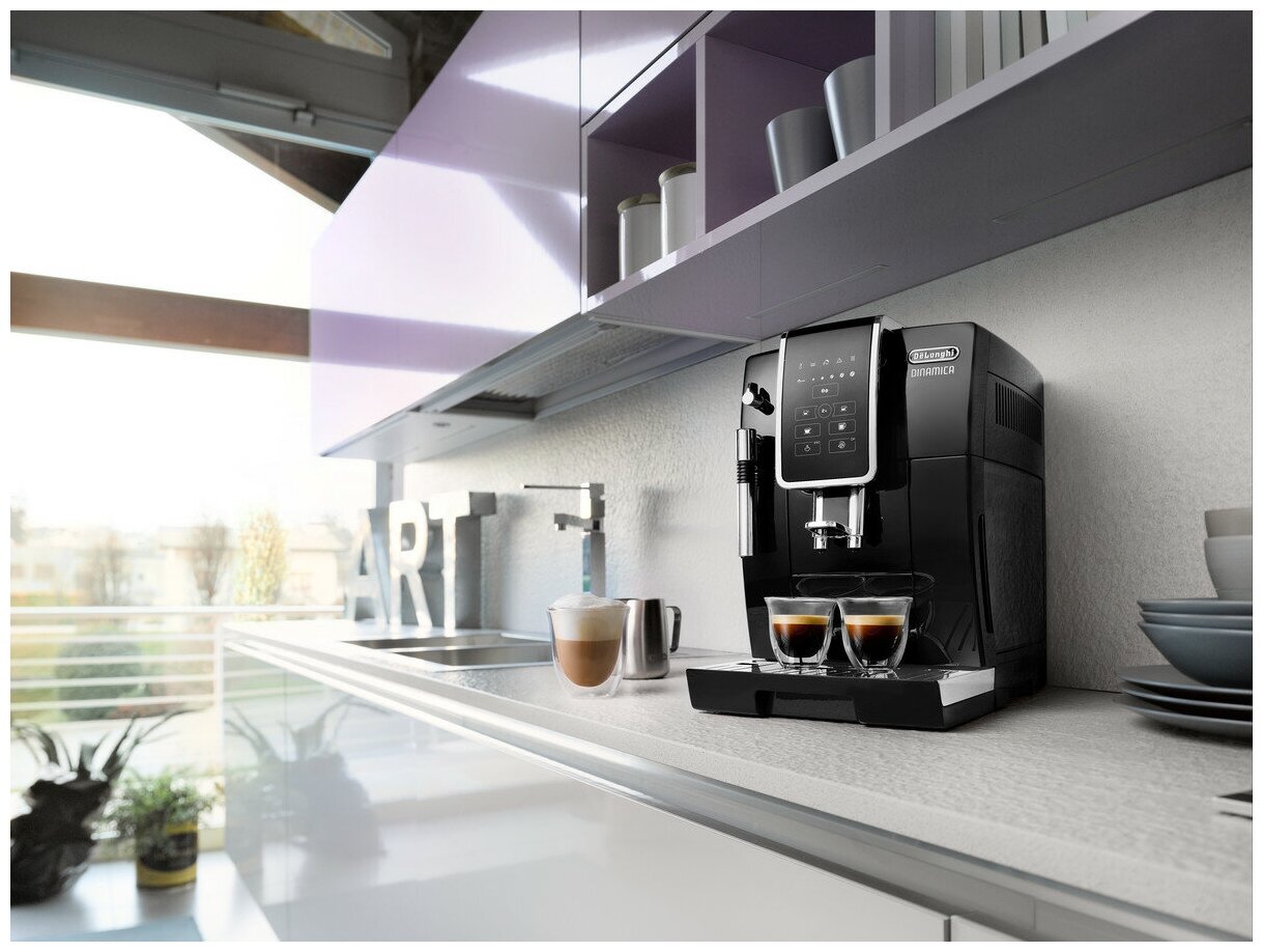 Кофемашина DELONGHI ECAM 350.15.B черный - фотография № 2