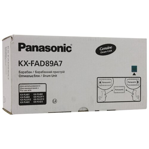 Блок фотобарабана Panasonic KX-FAD89A KX-FAD89A7 ч/б:10000стр. для KX-FL403RU Panasonic фотобарабан nv print kx fad89a для panasonic kx fl403ru 413ru 10000стр