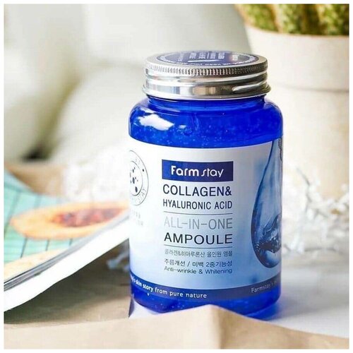 Ампульная сыворотка Collagen  & Hyaluronic Acid all-in-one ampoule