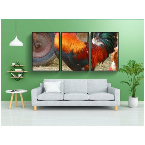 фото Набор модулных постеров для интерьера "кран, гокель, разноцветный" 60x90 см. в тубусе, без рамки lotsprints