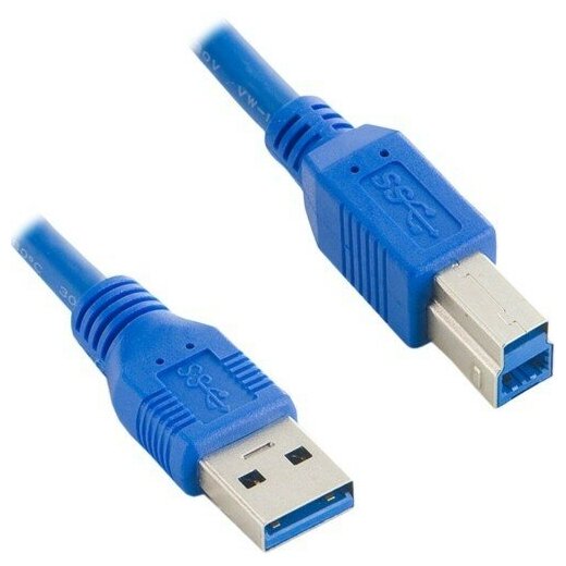 Кабель USB3.0 Am-Bm KS-is KS-143 - 3 метра синий