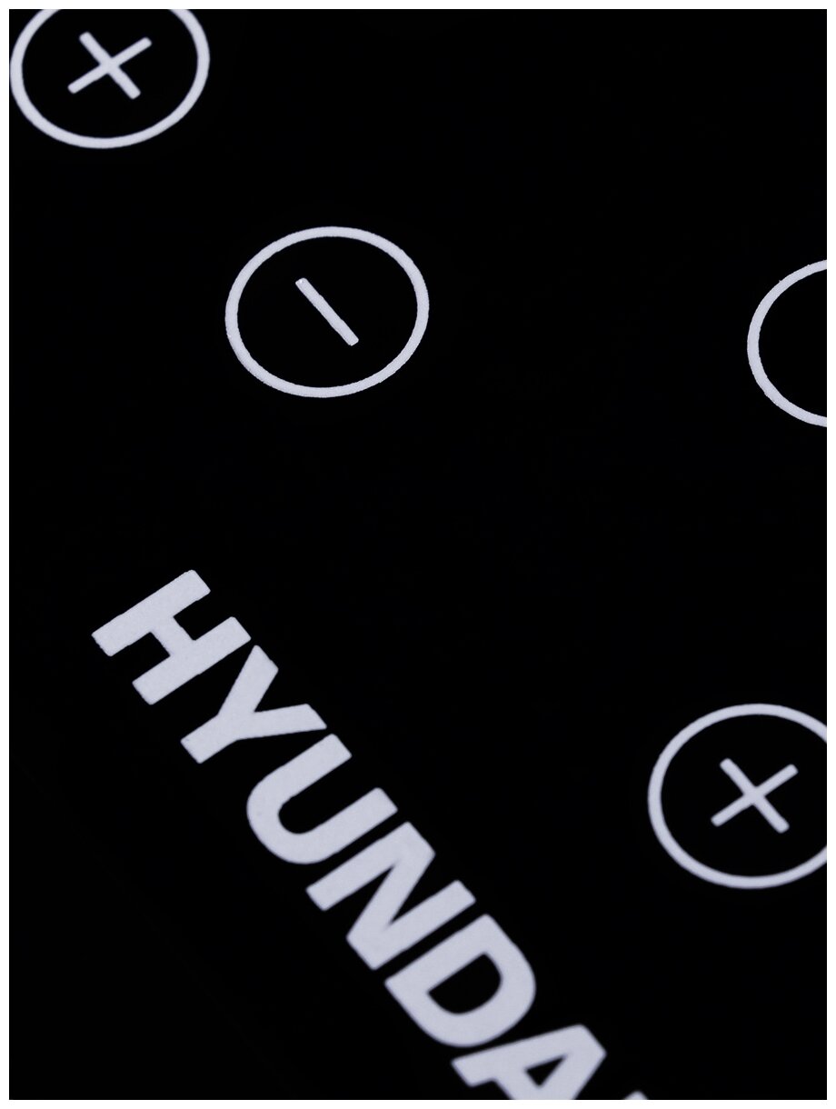 Варочная панель HYUNDAI , электрическая, независимая, черный - фото №12