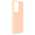 Чехол Pero для Samsung Galaxy S21 Ultra Liquid Silicone Light Pink PCLS-0038-PK - изображение