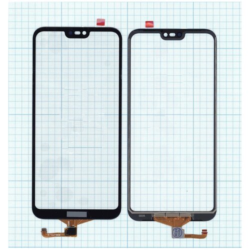 Сенсорное стекло (тачскрин) для Huawei P20 Lite черное original screen for xiaomi redmi 10x 4g m2003j15sc lcd display touch digitizer screen replace global version