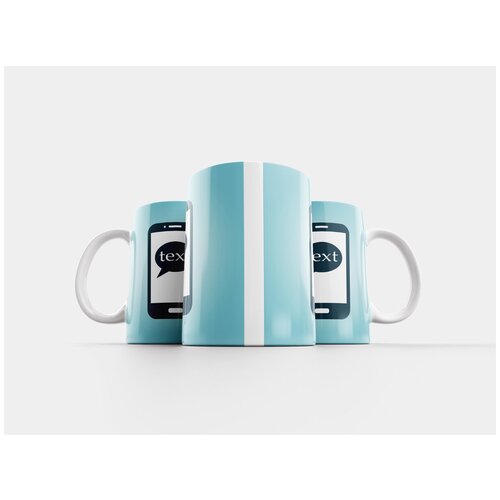 фото Кружка "мобильный, текст, телефон" 320 мл lotsprints