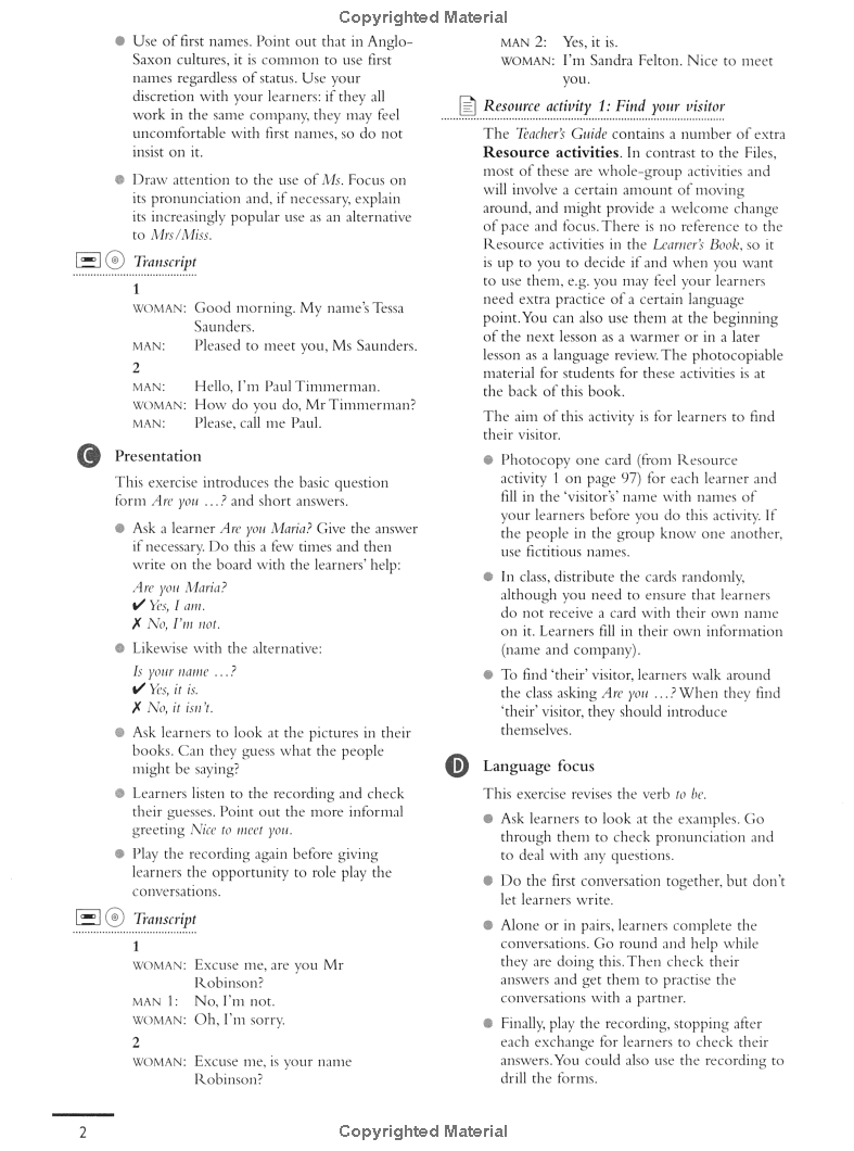 Getting Ahead. Teacher's Book. A Communication Skills Course for Business English - фото №3
