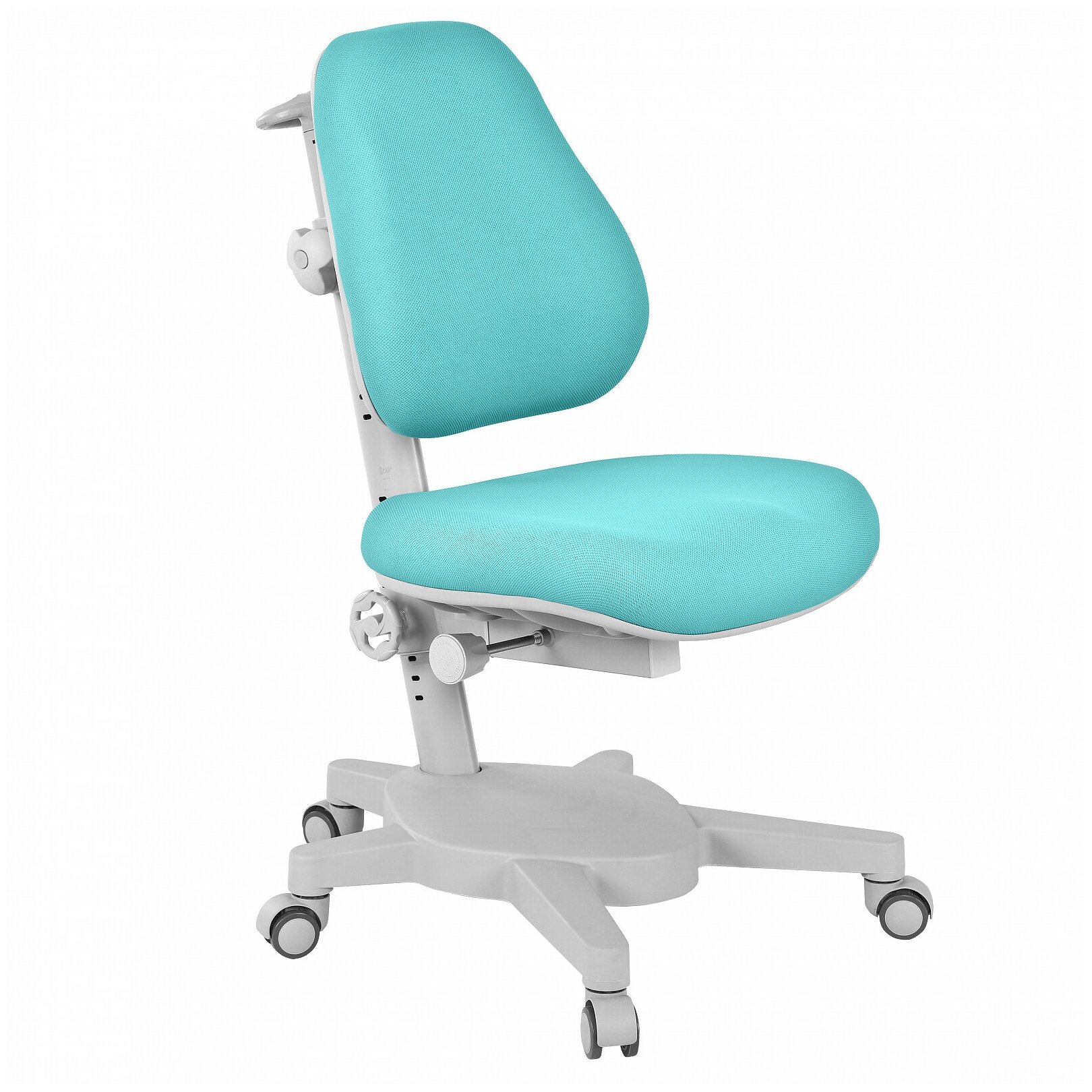 Комплект Anatomica Smart-30 парта + кресло + органайзер белый/голубой с голубым креслом Armata - фотография № 3