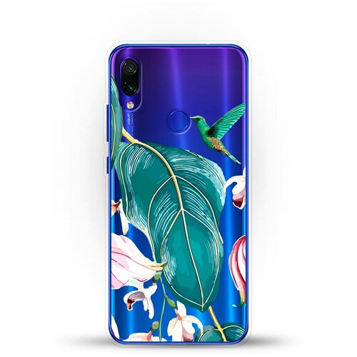 фото Силиконовый чехол колибри на xiaomi redmi note 7 pro andy & paul