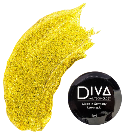 Слюда Diva lemon gold 5ml