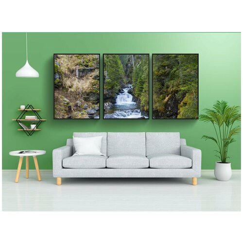 фото Набор модулных постеров для интерьера "пейзаж, окружающая обстановка, природа" 60x90 см. в тубусе, без рамки lotsprints