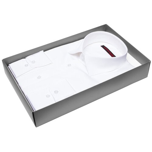 Рубашка Alessandro Milano Limited Edition 2075-24 цвет белый размер 54 RU / XXL (45-46 cm.) белого цвета