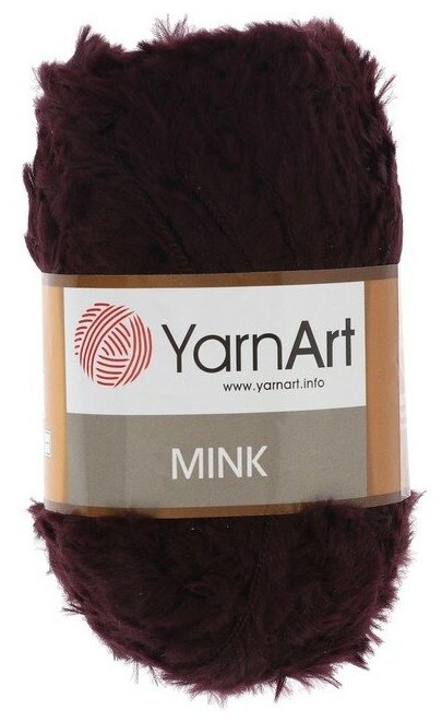 Пряжа YarnArt Mink (342 - Баклажан)