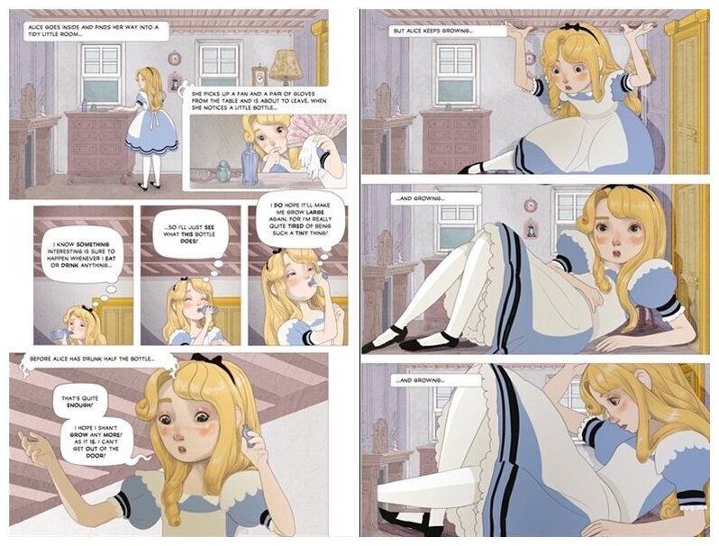 Alice in Wonderland graphic novel - фото №3