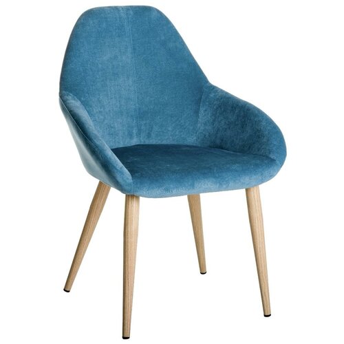 фото Кресло kent блю/натуральный дуб rhome