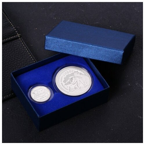 фото Набор монет подарочный "север", 2 шт yandex market