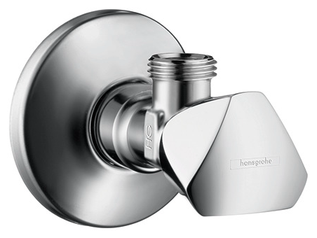 Вентиль угловой hansgrohe 3/8 13902000, хром