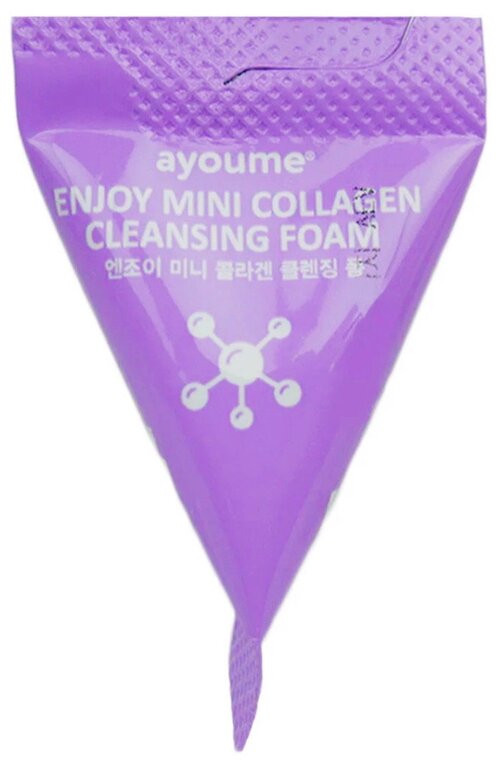 Ayoume пенка для умывания с коллагеном Enjoy Mini Collagen Cleansing Foam, 9 мл, 12 г