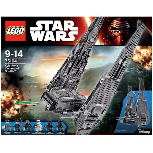 LEGO Star Wars 75104 Командный шаттл Кайло Рена, 1005 дет.