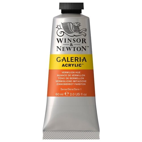 Краска акриловая художественная Winsor&Newton "Galeria", 60 мл, туба, пунцовый (2120682)