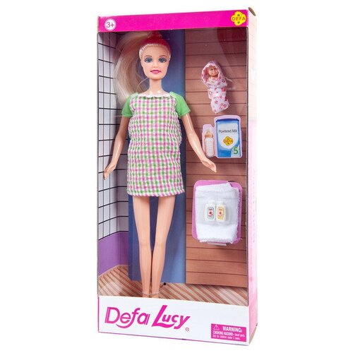 Кукла Defa Lucy Мама с малышом, 29 см, 8357 в ассортименте