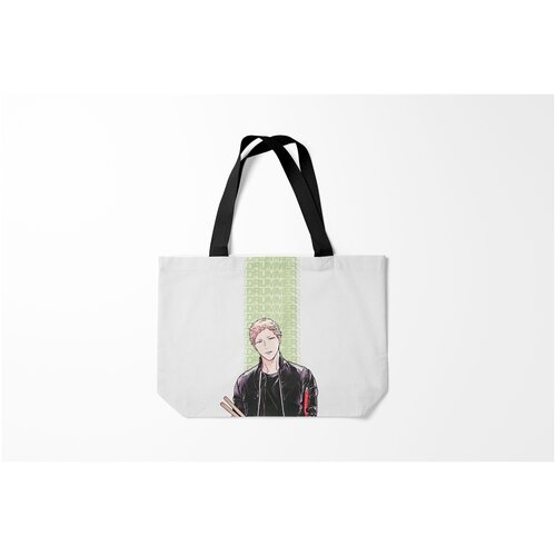 фото Сумка-шоппер / 46х35 см / аниме / дарованный drummer burnettie