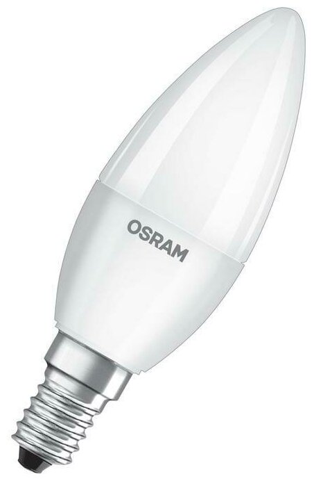 Лампа светодиодная LED Value LVCLB60 7SW/865 свеча матовая E27 230В 10х1 RU 4058075579507 LEDVANCE