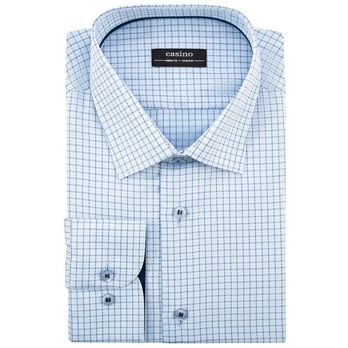 фото Рубашка casino, размер 174-184/44, голубой