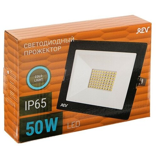 Прожектор светодиодный REV, 50 Вт, 6500 К, 4000 Лм, IP65 REV 4652636 .