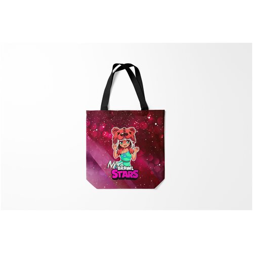 фото Сумка-шоппер / 40х40 см / геймерам / brawl stars nita burnettie