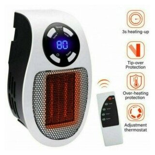 Портативный обогреватель Portable Heater, белый - фотография № 11