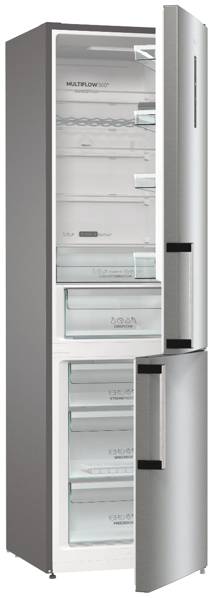Холодильник Gorenje NRC6203SXL5, серебристый