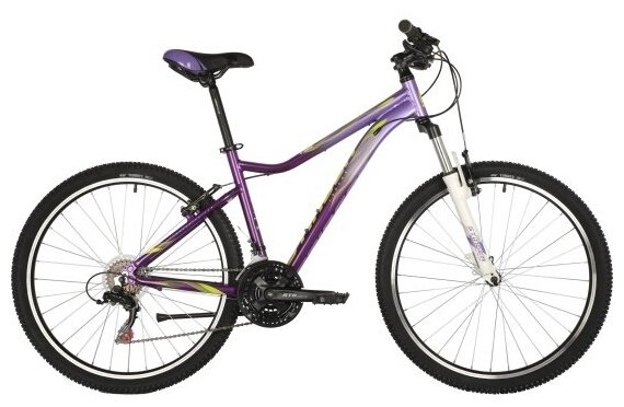 Женский велосипед Stinger Bike Stinger 26" Laguna Std фиолетовый, размер 17", Microshift 26AHV. LAGUStd.17VT10