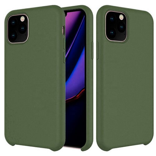 Силиконовая накладка без логотипа (Silicone Case) для Apple iPhone 11 Pro хаки