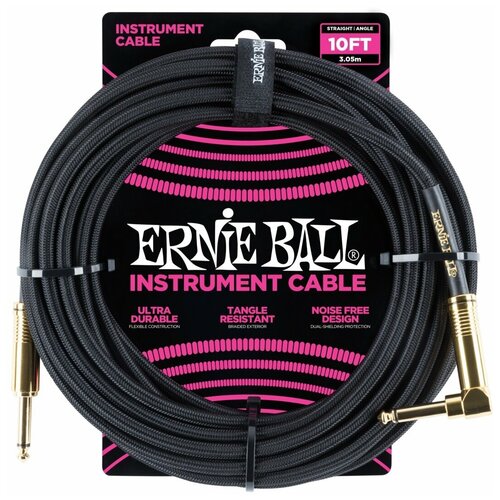 Ernie Ball 6081 Кабель инструментальный 3,05 м