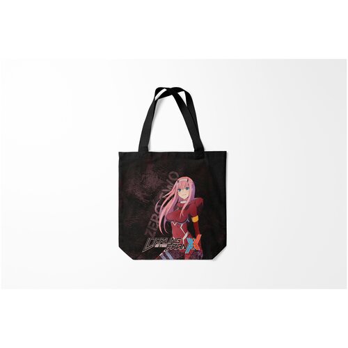 фото Сумка-шоппер / 40х40 см / аниме / darling in the franxx zero two любимый во франксе burnettie
