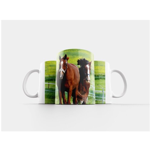 фото Кружка "лошади, вдвоем, связь" 320 мл lotsprints