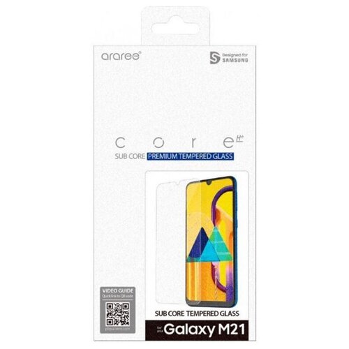 Защитное стекло Samsung Galaxy M21, araree, GP-TTM215KDATR