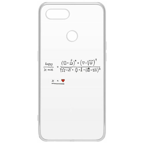 Чехол-накладка Krutoff Clear Case Праздничная формула для OPPO A12/A11k/A7/A5s