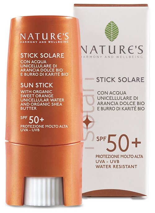 Солнцезащитный стик iSolari Natures SPF 50+ , 9мл