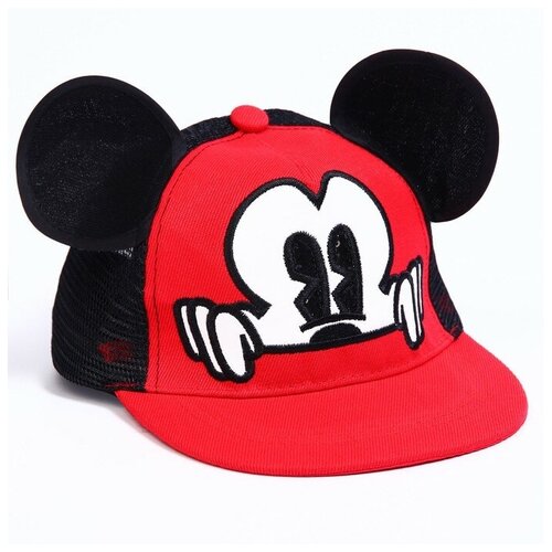 фото Кепка детская "микки маус", р-р 48-53, красная disney