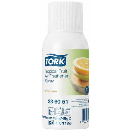 TORK Сменный баллон 75 мл (Система А1), арт. 236051, Premium, тропический аромат