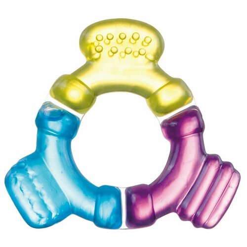 Прорезыватель водный охлаждающий Canpol, 2/859, 0+, трехцветный канпол игрушка прорезыватель водный охлаждающий трехцветный 2 859