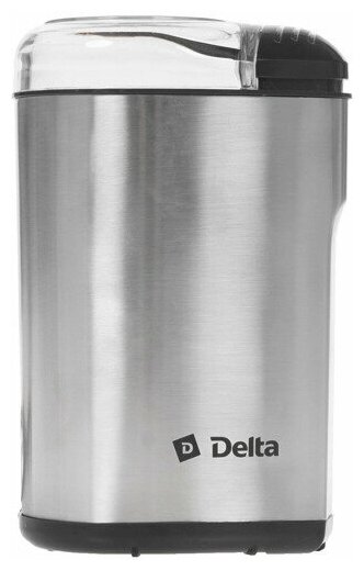 Кофемолка DELTA DL-92K, серебристый - фото №8