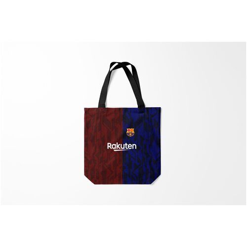 фото Сумка-шоппер / 40х40 см / футбол / barcelona fc barcelona. burnettie